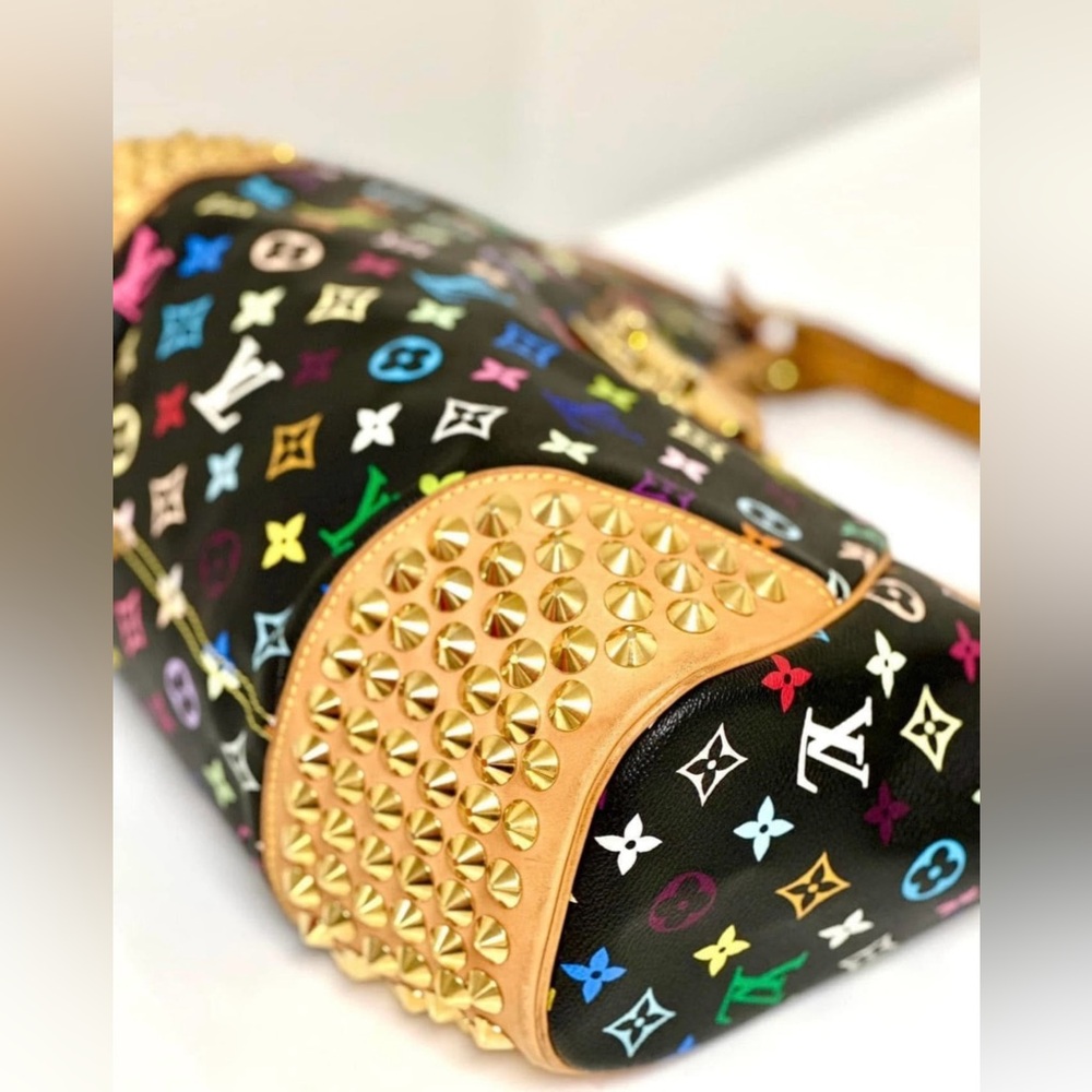 Louis Vuitton Chrissie MM Noir Black Multicolor Limited Edition Shoulder Bag - Picture 6 of 16